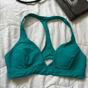 Lululemon All Day Breeze Bra Viridian Green Mesh Women's -used not sure on size